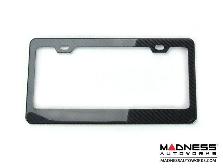 License Plate Frame - 100% Genuine Carbon Fiber
