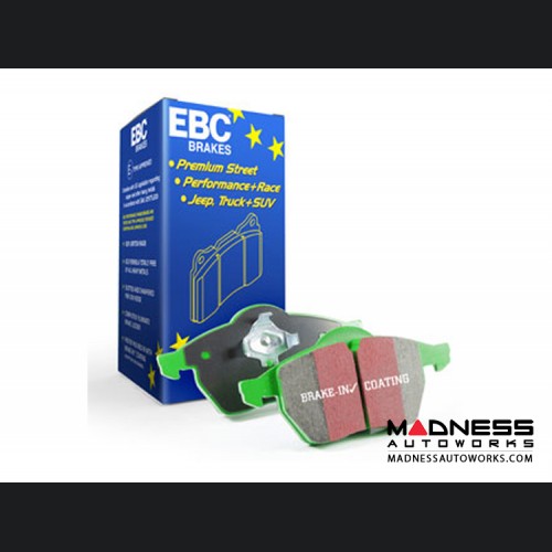 MINI Cooper Brake Pads by EBC - Front - Green Stuff (R50 / R52 / R53 JCW Model)