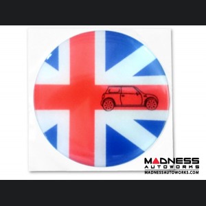 MINI Cooper Grill Badge - Union Jack w/ MINI