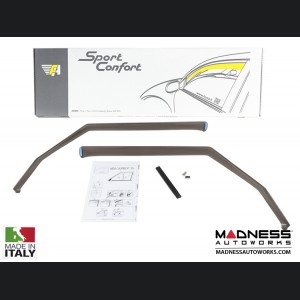 MINI Cooper Side Window Air Deflectors by Farad - Front (F55 Model)