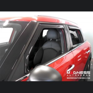 MINI Cooper Countryman Side Window Air Deflectors by Farad - Front and Rear (R60 Model)