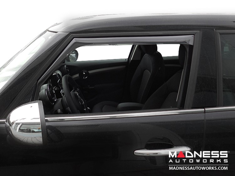 MINI Cooper Side Window Air Deflectors by Farad - Front (F55 Model)