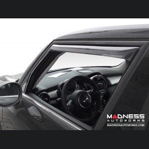 MINI Cooper Side Window Air Deflectors by Farad - Front (F55 Model)