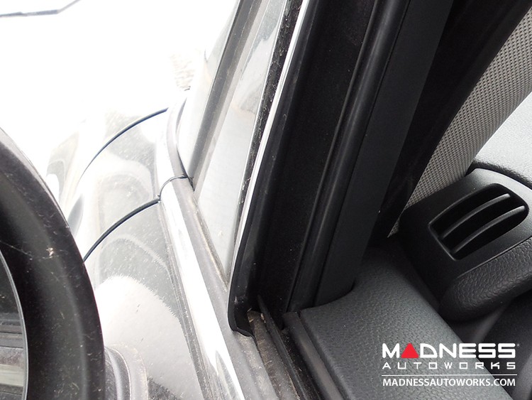 MINI Cooper Side Window Air Deflectors by Farad - Front (F55 Model)