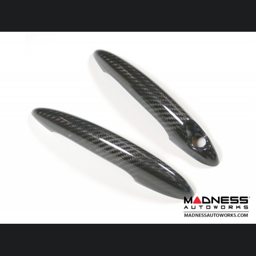 MINI Cooper Door Handle Cover Set - Regular Key - Carbon Fiber (R56 / R57 / R58 / R59 Model)