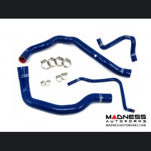 MINI Cooper S Supercharged Reinforced Silicone Radiator Coolant Hose Kit (R52 / R53 Model) - Blue