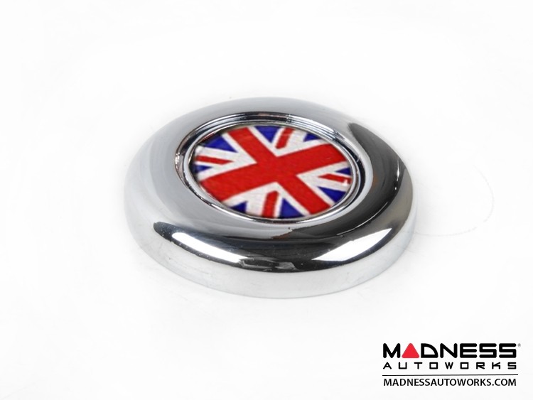 MINI Cooper Ignition Start Button Cover - Chrome Finish - Union Jack