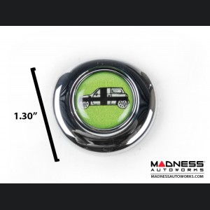 MINI Cooper Ignition Start Button Cover - Chrome Finish - Green MINI