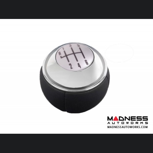 MINI Cooper Gear Shift Knob by MINI - Leather/Chrome - 6-speed (R50 / R52 / R53 Model)