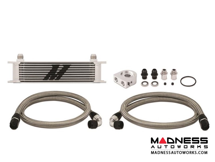 MINI Cooper S Performance 10 Row Oil Cooler by Mishimoto - Silver