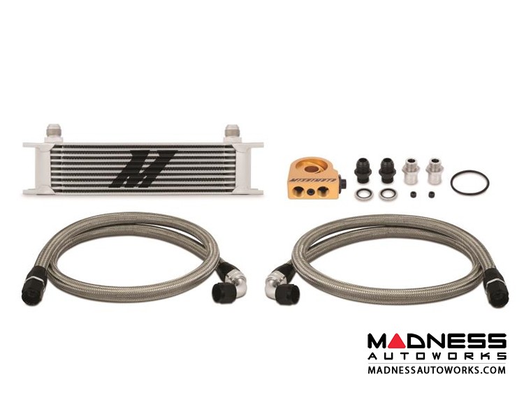 MINI Cooper S Performance 10 Row Oil Cooler by Mishimoto - Silver
