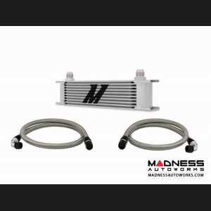 MINI Cooper S Performance 10 Row Oil Cooler by Mishimoto - Silver