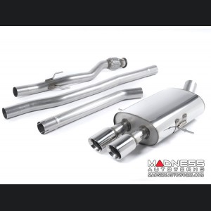 MINI Cooper Cat-Back Exhaust System by Milltek -Non Resonated - Polished Round Tips (R56 Model)