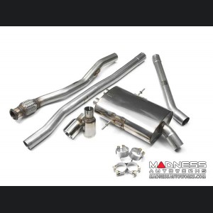 MINI Cooper Cat-Back Exhaust System by Milltek -Non Resonated - Polished Round Tips (R56 Model)