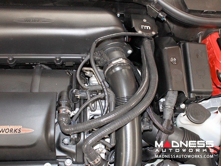 MINI Cooper N14B Engine Oil Catch Can Kit Black Billet Aluminum R55-R56-R57 
