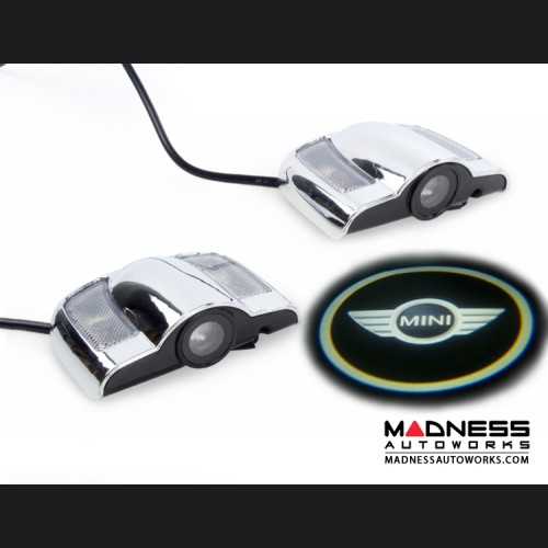 MINI Cooper Puddle / Welcome Lights (2) - External Mount Design - MINI Logo