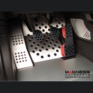 MINI Cooper Aluminum Pedal Set (3 piece set) by Rennline (R55 / R56/ R57 / R58 / R59  Model) - Black