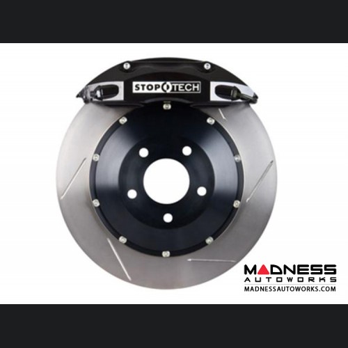 MINI Cooper/ Cooper S Front Big Brake Kit by Stop Tech - ST40 Black Calipers/ Slotted Rotors 328mmx28mm (R52/ 56)