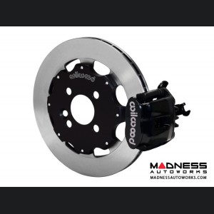 MINI Cooper Brake Conversion Kit - Wilwood Rear Brake Upgrade Kit (Black Powder Coated Calipers / Plain Face Rotors) (R55 / R56 / R57 Model)