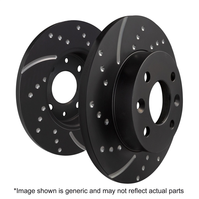 Mini Cooper Convertible (F57) Brake Rotors (2) - Rear - EBC - 3GD Series Sport Slotted - 2016