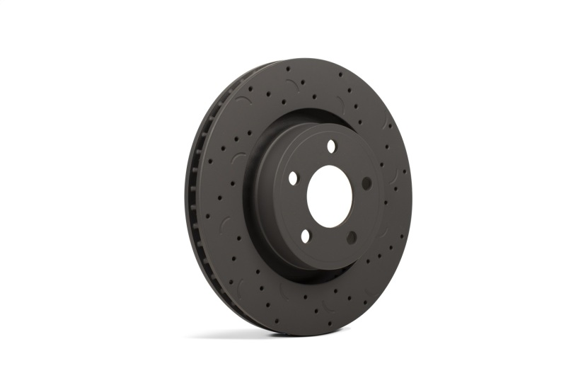 Mini Cooper Brake Rotors (2) - Front - Hawk Performance - Talon Cross Drilled And Slotted - 2007