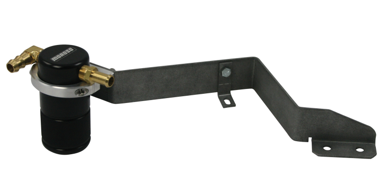 Mini Cooper S Oil Catch Can - Moroso - Small Body Billet Aluminum - Black - `07-`14