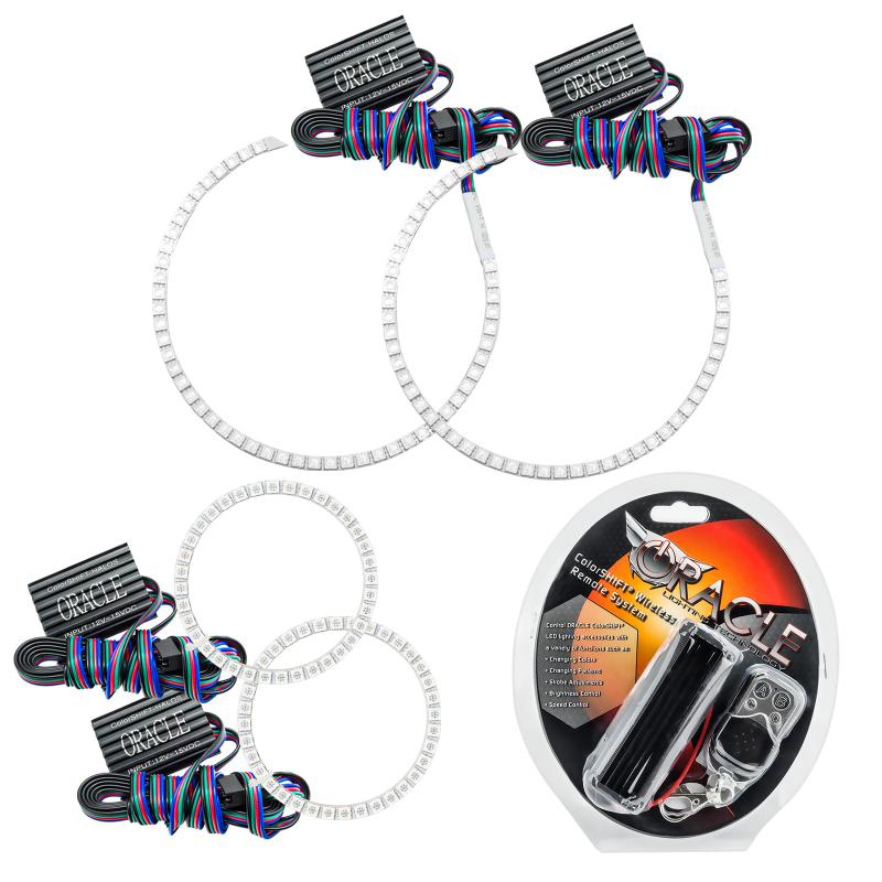Mini Cooper Countryman Headlight Halo Kit - ORACLE Lighting - ColorSHIFT with RF Controller - ColorSHIFT - `11-`15