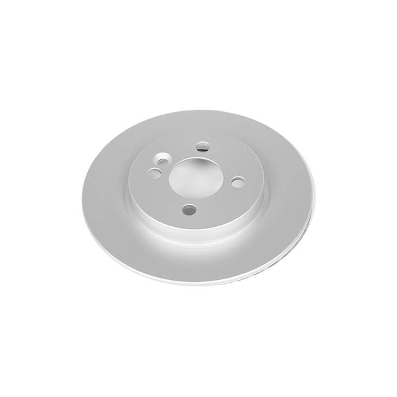 Mini Cooper Brake Rotor(1) - Front - PowerStop - Evolution High Carbon Geomet Coated - Silver - `08-`09