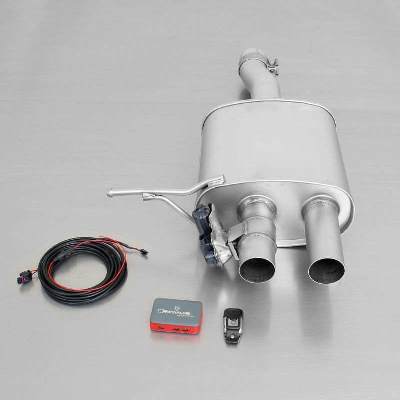Mini Cooper S F56 Performance Exhaust - Rear - Remus - Axle Back - 2014