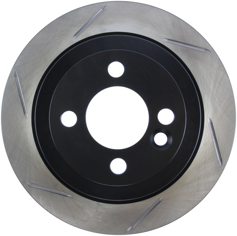 Mini Cooper Brake Rotor (1) - Rear Right - Stoptech - Slotted Sport Rotors - Black - `07-`09