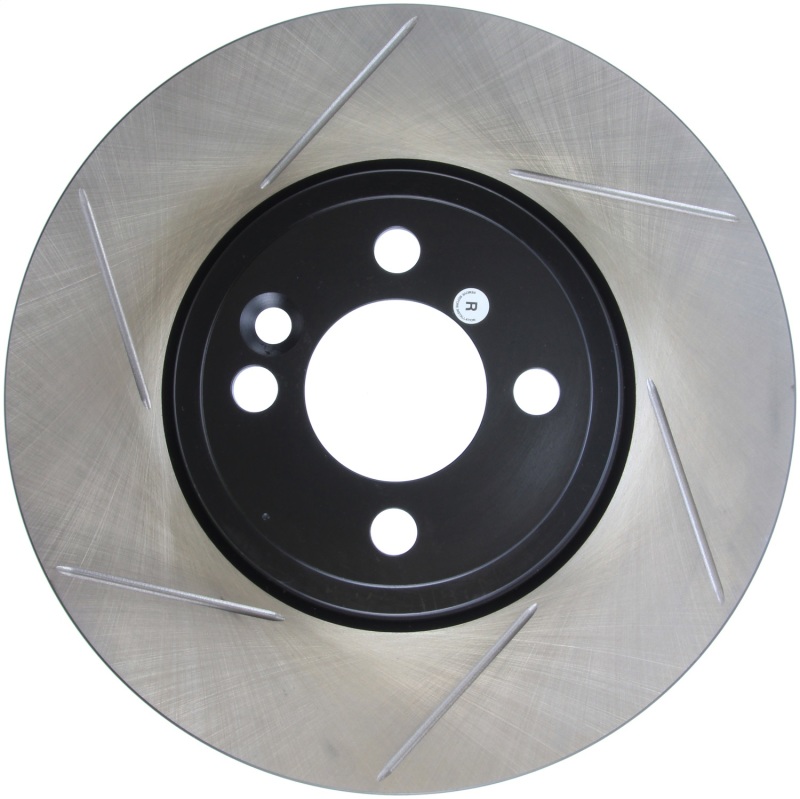 Mini Cooper S Brake Rotor(s) (1) - Front Right - Stoptech - Slotted Sport - Black - `07-`09