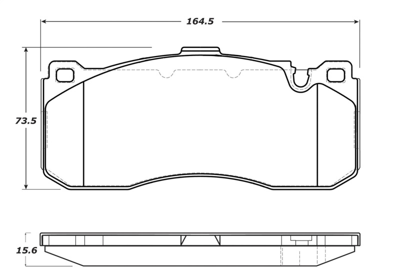 Mini Cooper Brake Pads - Front - Stoptech - ST Street - `12-`14