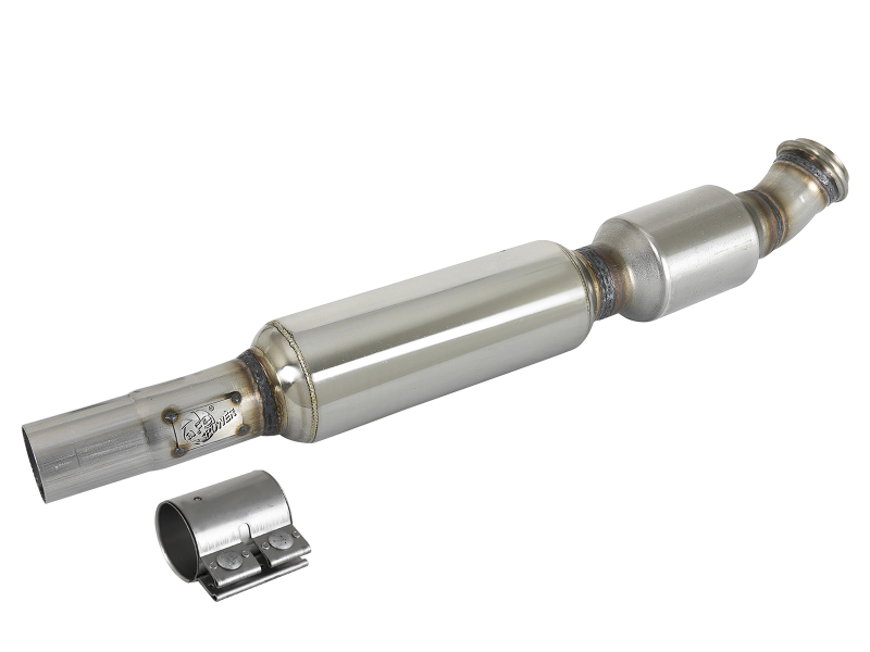 Mini Cooper S Performance Exhaust - Rear - aFe - Direct Fit 409 Stainless Steel Catalytic Converter - `14-`18