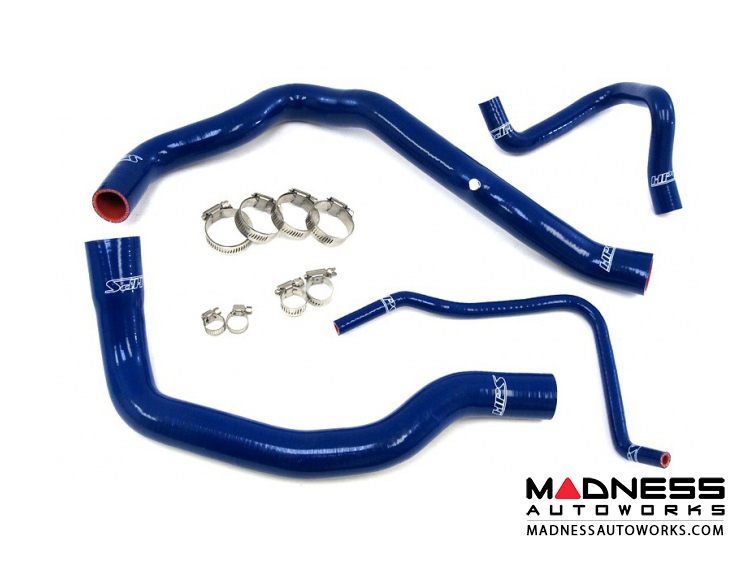 MINI Cooper S Supercharged Reinforced Silicone Radiator Coolant Hose Kit (R52 / R53 Model) - Blue